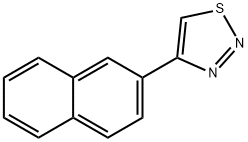 4-(2-NAPHTHYL)-1,2,3-THIADIAZOLE 结构式