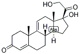 4,9(11)-PREGNADIEN-17,21-DIOL-3,20-DIONE 结构式