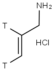 ALLYLAMINE, HYDROCHLORIDE, [2,3-3H] 结构式