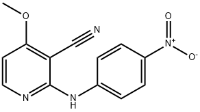 4-METHOXY-2-(4-NITROANILINO)NICOTINONITRILE 结构式