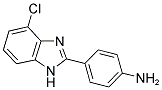 4-(4-CHLORO-1H-BENZOIMIDAZOL-2-YL)-PHENYLAMINE 结构式