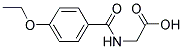 (4-ETHOXY-BENZOYLAMINO)-ACETIC ACID 结构式