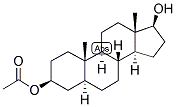 5-ALPHA-ANDROSTAN-3-BETA, 17-BETA-DIOL 3-ACETATE 结构式