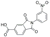 2-(3-NITROPHENYL)-1,3-DIOXOISOINDOLINE-5-CARBOXYLIC ACID 结构式