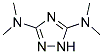 N-[3-(DIMETHYLAMINO)-1H-1,2,4-TRIAZOL-5-YL]-N,N-DIMETHYLAMINE 结构式