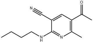 5-ACETYL-2-(BUTYLAMINO)-6-METHYLNICOTINONITRILE 结构式