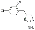 5-(2,4-DICHLORO-BENZYL)-THIAZOL-2-YLAMINE 结构式