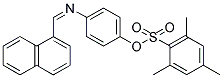 4-[(1-NAPHTHYLMETHYLENE)AMINO]PHENYL 2,4,6-TRIMETHYLBENZENESULFONATE 结构式