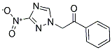 2-(3-NITRO-1H-1,2,4-TRIAZOL-1-YL)-1-PHENYL-1-ETHANONE 结构式