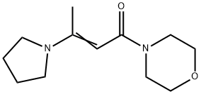 1-MORPHOLINO-3-(1-PYRROLIDINYL)-2-BUTEN-1-ONE 结构式
