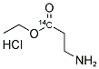 ALANINE, BETA-[1-14C] ETHYL ESTER HYDROCHLORIDE 结构式
