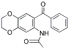 N-(7-BENZOYL-2,3-DIHYDRO-BENZO[1,4]DIOXIN-6-YL)-ACETAMIDE 结构式