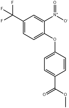 METHYL 4-(2-NITRO-4-(TRIFLUOROMETHYL)PHENOXY)BENZOATE 结构式