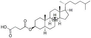 5-ALPHA-CHOLESTAN-3-BETA-OL HEMISUCCINATE 结构式