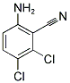 6-氨基-2,3-二氯苯甲腈 结构式