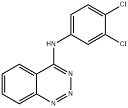 N-(1,2,3-BENZOTRIAZIN-4-YL)-N-(3,4-DICHLOROPHENYL)AMINE 结构式