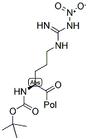 Boc-Arg(NO2)-bha resin 结构式