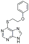 6-[(2-PHENOXYETHYL)THIO]-9H-PURINE 结构式