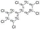 13C12-2,3',4,4',5,5'-HEXACHLOROBIPHENYL 结构式