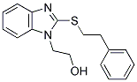 2-(2-[(2-PHENYLETHYL)THIO]-1H-BENZIMIDAZOL-1-YL)ETHANOL 结构式