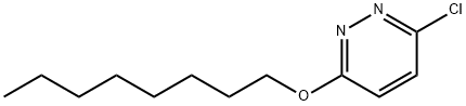 3-CHLORO-6-(OCTYLOXY)PYRIDAZINE 结构式