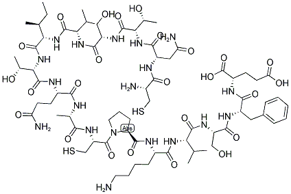 CYS-ASN-THR-SER-VAL-ILE-THR-GLN-ALA-CYS-PRO-LYS-VAL-SER-PHE-GLU 结构式