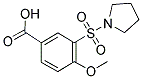 4-METHOXY-3-(PYRROLIDINE-1-SULFONYL)-BENZOIC ACID 结构式