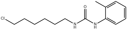 1-(6-CHLORO-HEXYL)-3-O-TOLYL-UREA 结构式