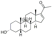 16,(5-BETA)-PREGNEN-3-ALPHA-OL-20-ONE 结构式