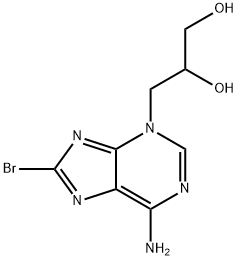 8-BROMO-3-(2′,3′-DIOXYPROPYL)-ADENINE 结构式