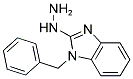 1-BENZYL-2-HYDRAZINO-1H-BENZIMIDAZOLE 结构式