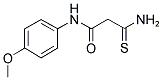 3-AMINO-N-(4-METHOXYPHENYL)-3-THIOXOPROPANAMIDE 结构式