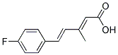 5-(4-FLUORO-PHENYL)-3-METHYL-PENTA-2,4-DIENOIC ACID 结构式
