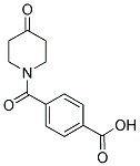 N-(4'-羧基)苄氧基-4-哌啶酮 结构式