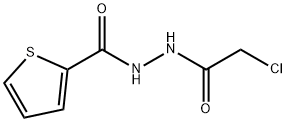 N'-(2-CHLOROACETYL)THIOPHENE-2-CARBOHYDRAZIDE 结构式