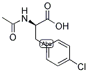 AC-D-PHE(4-CL)-OH 结构式