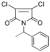 3,4-DICHLORO-1-(1-PHENYLETHYL)-2,5-DIHYDRO-1H-PYRROLE-2,5-DIONE 结构式