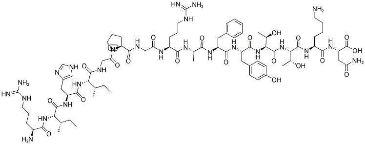 Arg-Ile-His-Ile-Gly-Pro-Gly-Arg-Ala-Phe-Tyr-Thr-Thr-Lys-Asn 结构式
