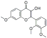 3-HYDROXY-7,2',3'-TRIMETHOXYFLAVONE 结构式