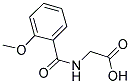 (2-METHOXY-BENZOYLAMINO)-ACETIC ACID 结构式