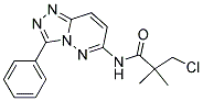 N1-(3-PHENYL[1,2,4]TRIAZOLO[4,3-B]PYRIDAZIN-6-YL)-3-CHLORO-2,2-DIMETHYLPROPANAMIDE 结构式