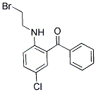 (2-[(2-Bromoethyl)amino]-5-chlorophenyl)(phenyl)methanone 结构式