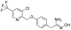 2-(4-[[3-CHLORO-5-(TRIFLUOROMETHYL)PYRIDIN-2-YL]METHOXY]PHENYL)-N'-HYDROXYETHANIMIDAMIDE 结构式