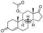 4-ANDROSTEN-11-ALPHA-OL-3,17-DIONE ACETATE 结构式