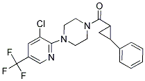 4-(3-CHLORO-5-(TRIFLUOROMETHYL)(2-PYRIDYL))PIPERAZINYL 2-PHENYLCYCLOPROPYL KETONE 结构式