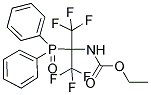 ETHYL N-[1-(DIPHENYLPHOSPHORYL)-2,2,2-TRIFLUORO-1-(TRIFLUOROMETHYL)ETHYL]CARBAMATE 结构式