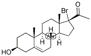 17-alpha-Bromopregnenolone 结构式