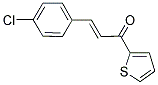 (E)-3-(4-CHLOROPHENYL)-1-(2-THIENYL)-2-PROPEN-1-ONE 结构式