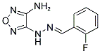 2-FLUOROBENZALDEHYDE (4-AMINO-1,2,5-OXADIAZOL-3-YL)HYDRAZONE 结构式