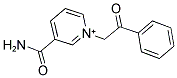 3-(AMINOCARBONYL)-1-(2-OXO-2-PHENYLETHYL)PYRIDINIUM 结构式